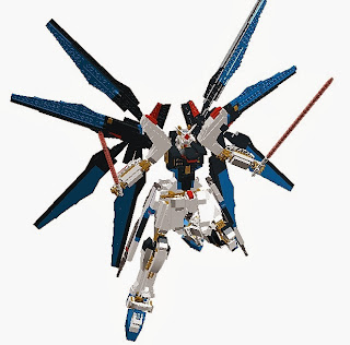 Lego-block-type Strike Freedm Gundam