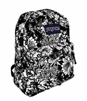 JanSport High Stakes Ransel - Hitam Putih