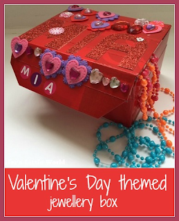 Valentine's Day themed jewellery box craft