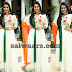 Jenny Honey in White Salwar