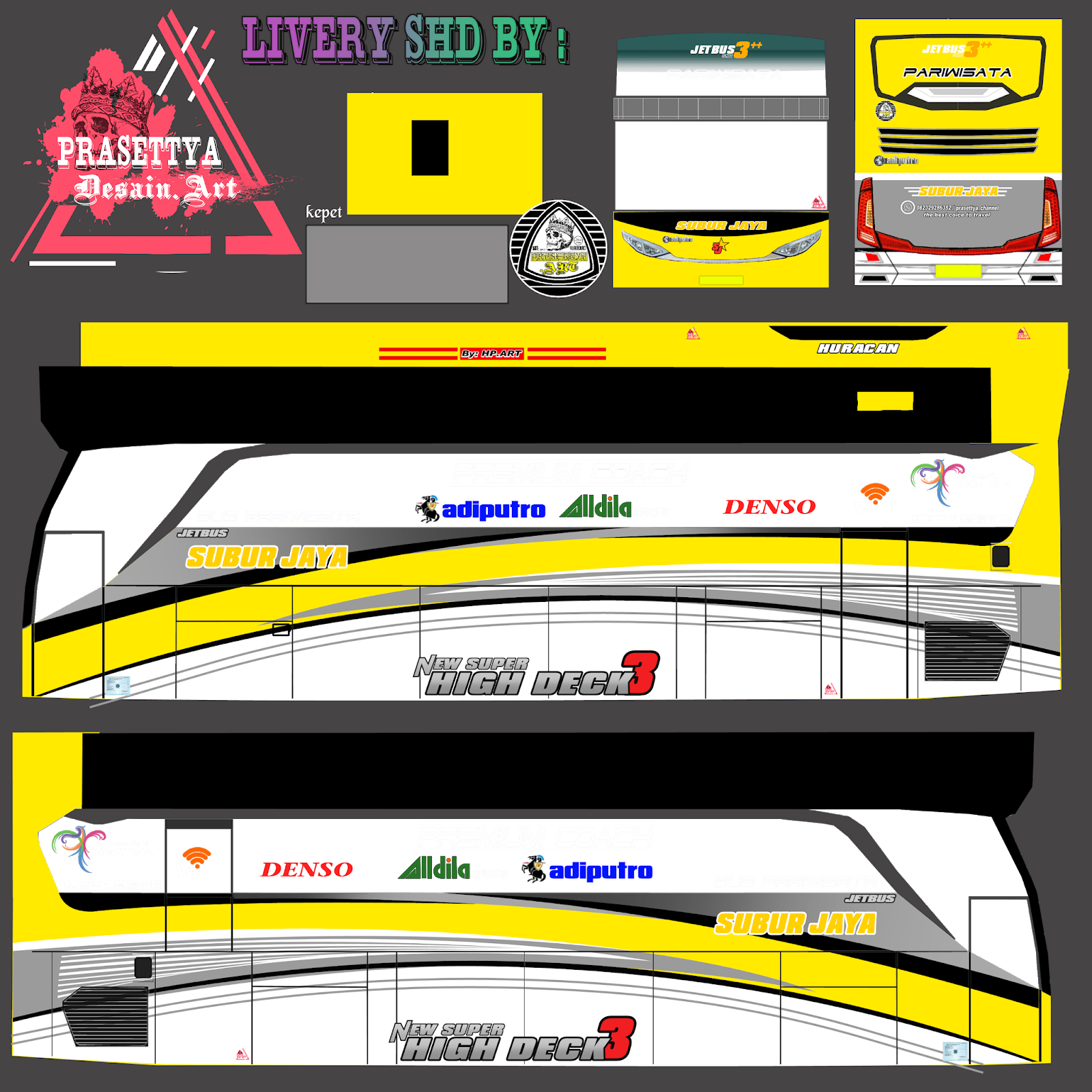 Download Livery Bussid Srikandi Shd Subur Jaya - livery truck anti gosip