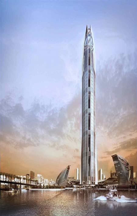 dubai tower. The tower was designed by