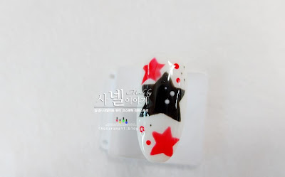 How to easily draw pump stars nail art