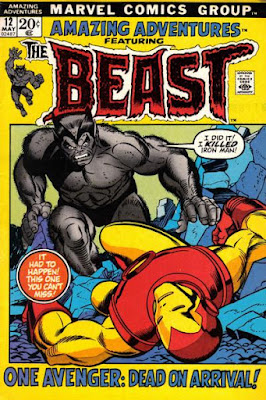 Amazing Adventures #12, the Beast vs Iron Man
