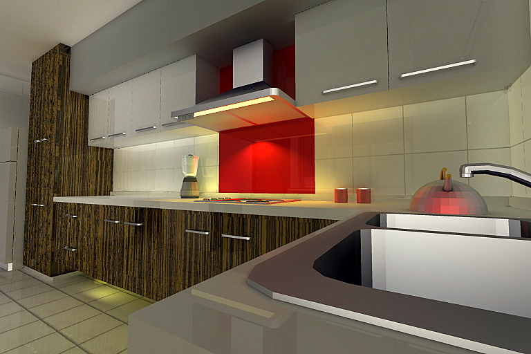 kitchen design , modern