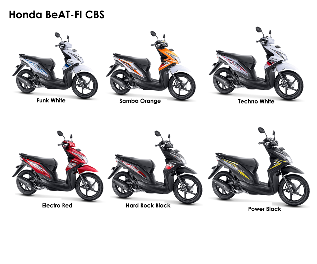 Gambar Pilihan Warna Honda BeAT FI CBS Terbarupng