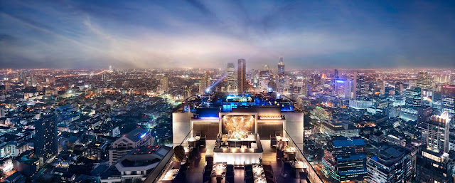 New Year EVE Bar on Vertigo Rooftop Bar at Banyan Tree Bangkok
