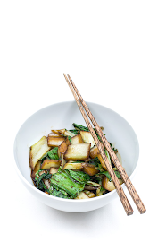 Stir fry Bok choy - Pak choi front