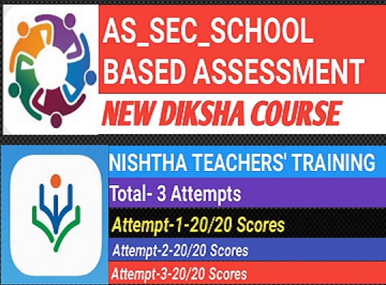 School Based Assessment Quiz | Nishtha Module 10 Answers