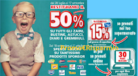 Logo Spendi & Riprendi il 50% su zaini, astucci, diari, grembiuli e risparmi sui prodotti grandi marche!