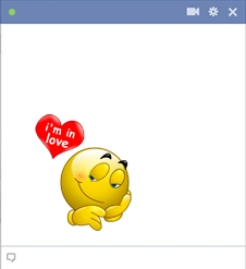 Facebook Love Emoticon Of Smiley In Love