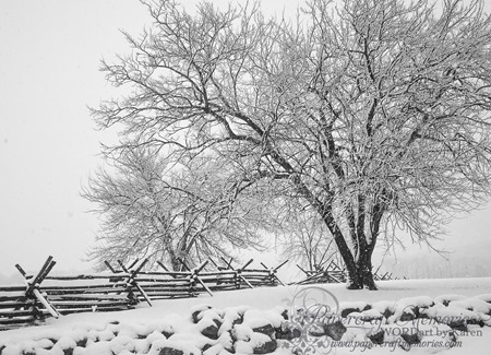 Gettysburg Snow 1-- 2-14 www.papercraftmemories.com