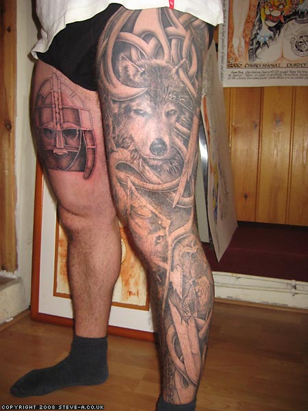 Ideas Leg Tattoo Sleeves