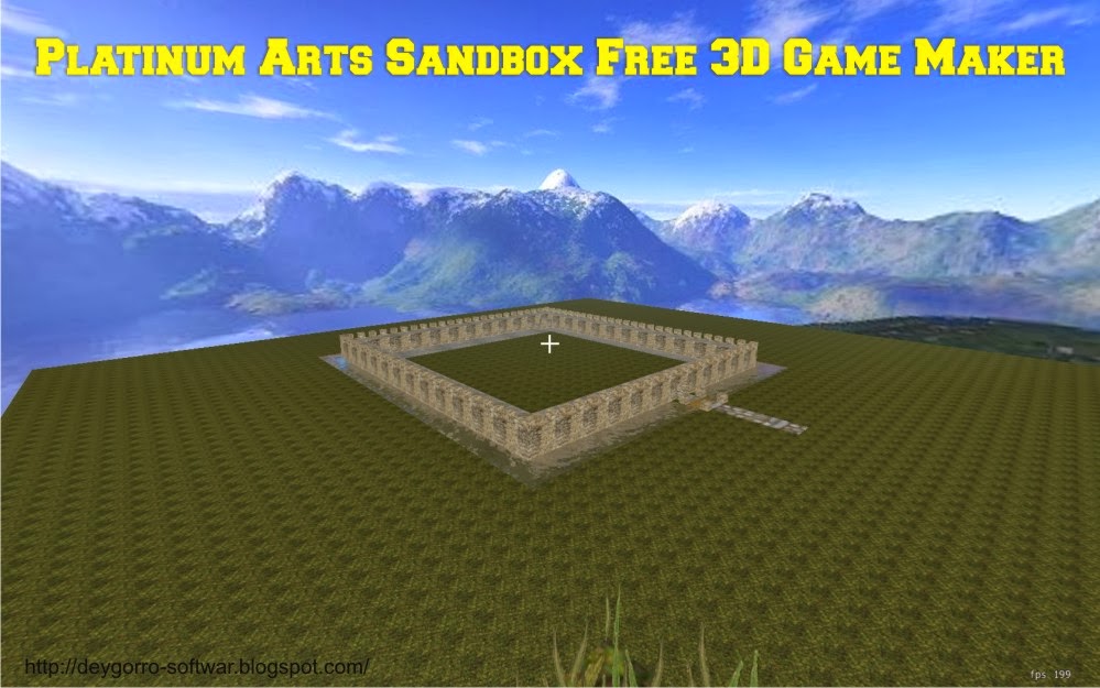 Membuat Sendiri Sandbox game Free tutorial Maker Game Arts Dengan Platinum maker Game 3D quest