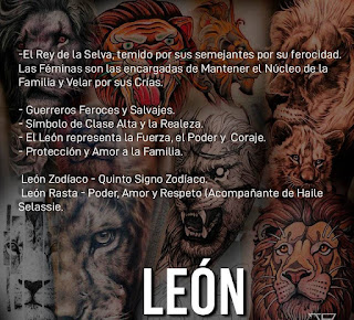 Significado de tatuajes de león