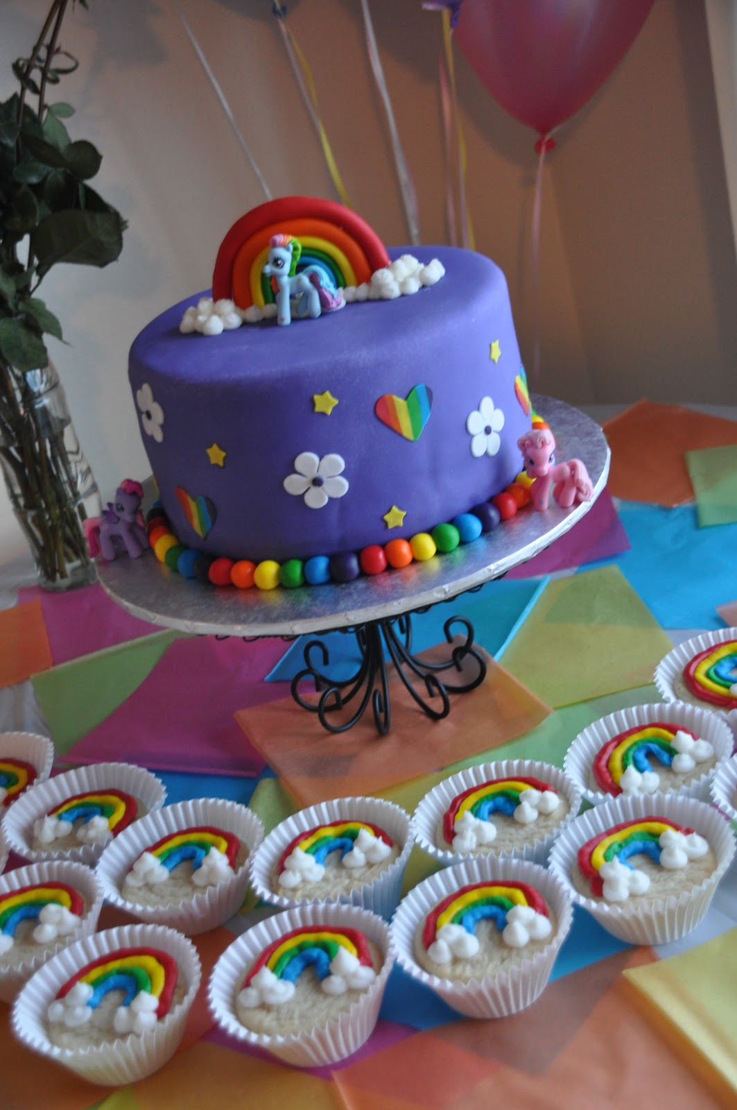 Make A Cake Series My Little Pony Cake And Rainbow Cookies Make It And Love It