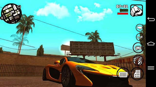 mclaren p1 mod for gta san andreas android