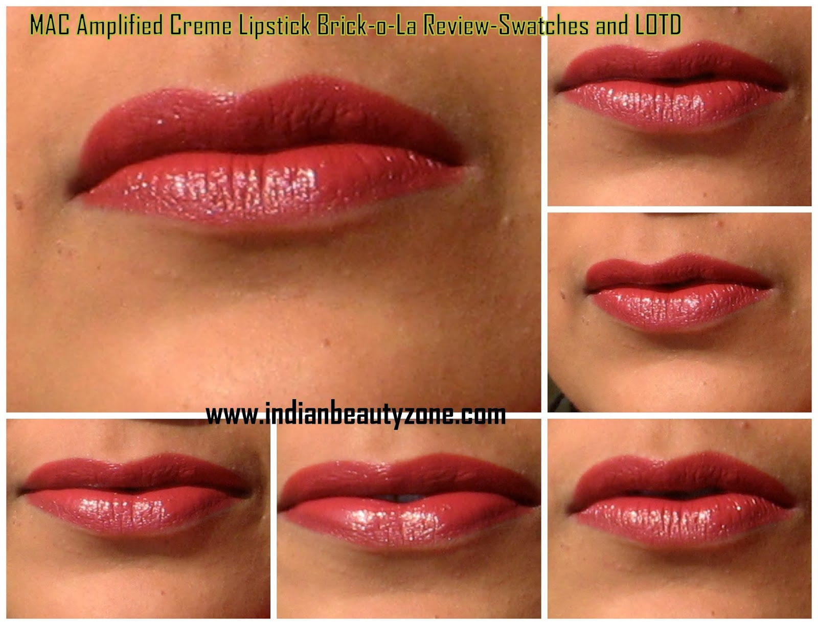Indian Beauty Zone: MAC Amplified Creme Lipstick Brick-o ...