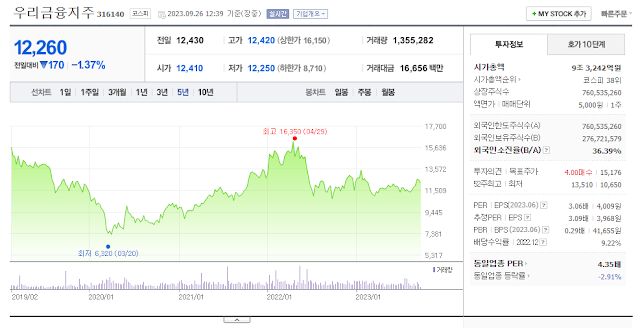 우리금융지주