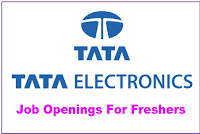 Tata Electronics Freshers Recruitment , Tata Electronics Recruitment Process, Tata Electronics Career, Graduate Engineer Trainee Jobs, Tata Electronics Recruitment