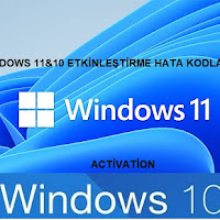 Windows 11/10'da Windows Etkinleştirme Hata Kodların Listesi