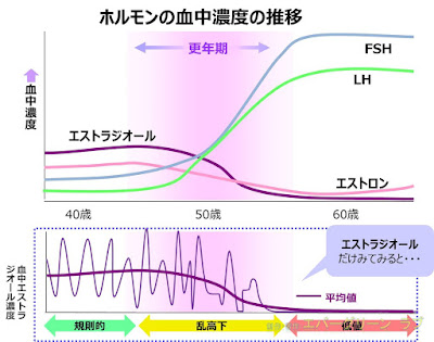 HRT　ホルモン補充療法　更年期障害　