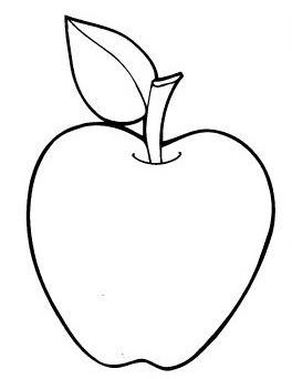 Apple Coloring Pages 8