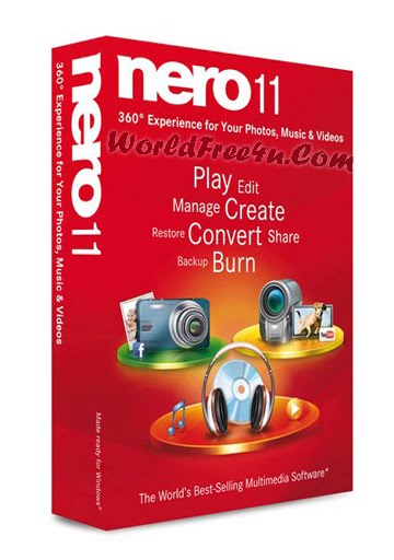 Cover Of Nero Burning Rom 11 Free Download Full Activated At worldfree4u.com