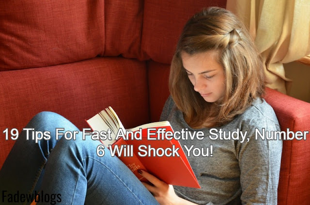 Tips for fast and effective study