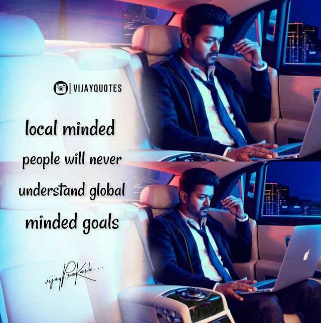 Vijay Global Minded Goals | Top Vijay Quotes - Tamil Status Quotes