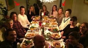 Eugenie Bouchard And Her Boyfriend Jordan Caron At Christmas Dinner 