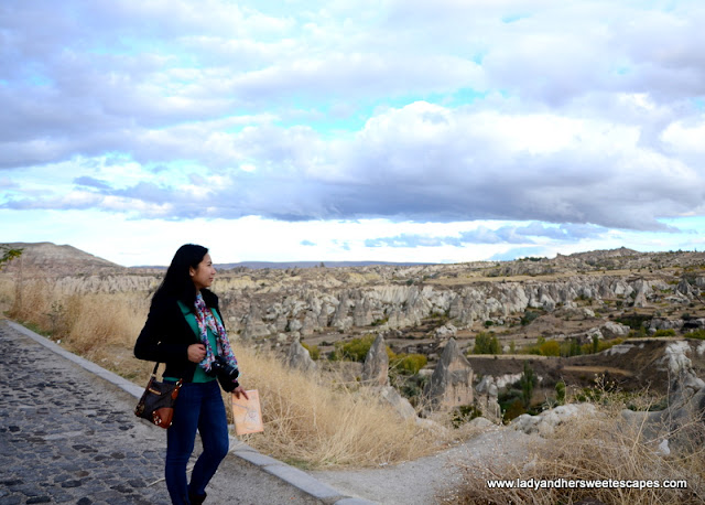 Lady at Sunset Point Cappadocia