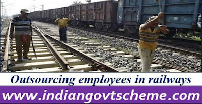 Outsourcing employees in railways