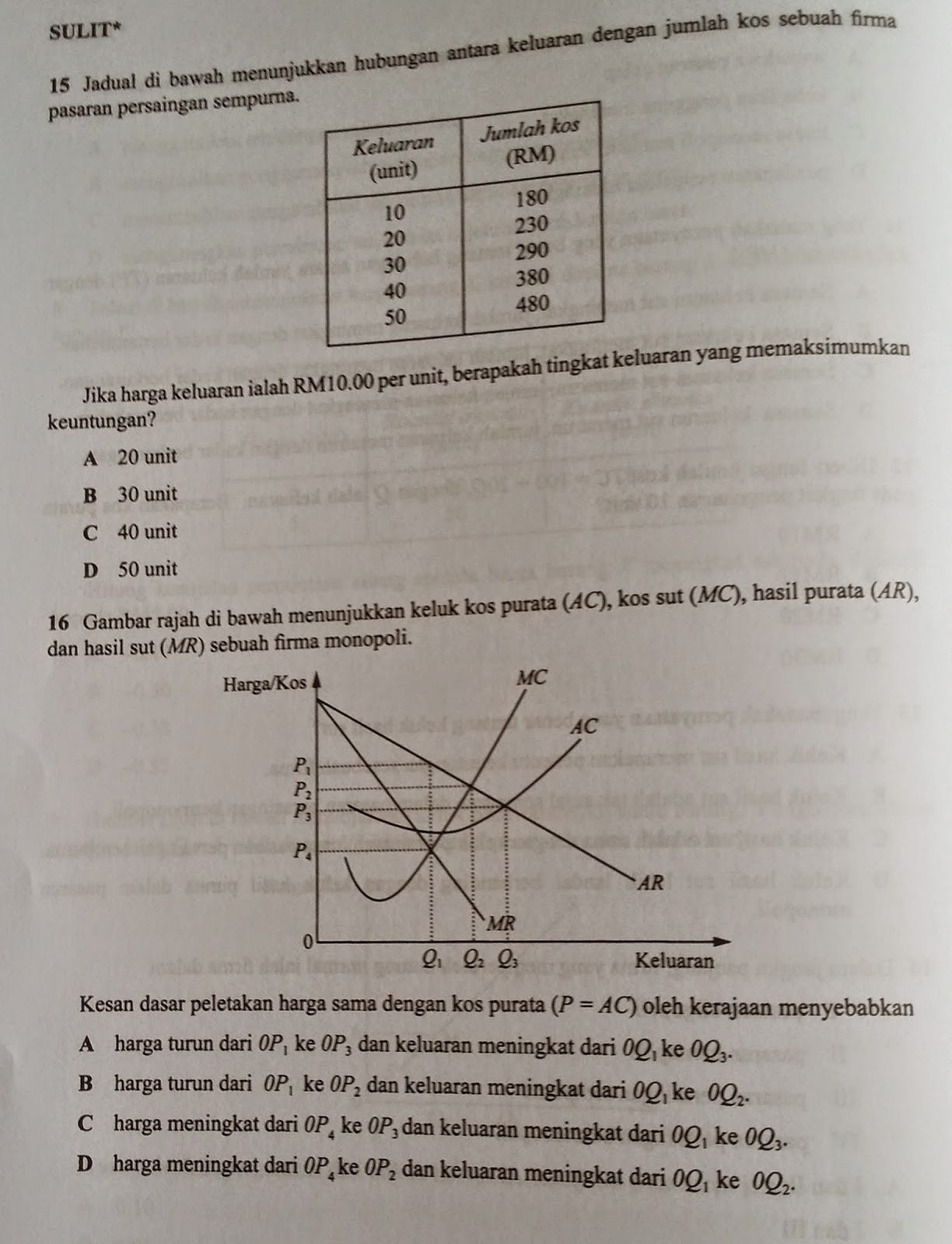 Soalan Dan Jawapan Ekonomi Stpm Penggal 2 - Viral Blog b