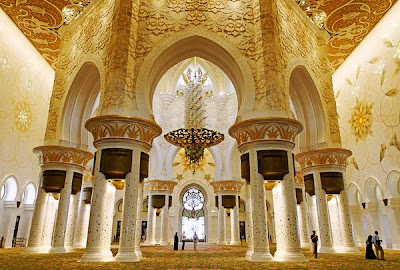 Masjid Agung Sheikh Zayed Abu Dhabi Uni Emirat Arab