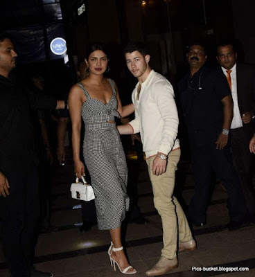 Actress priyanka chopra latest photos with her boyfriend nick jonas