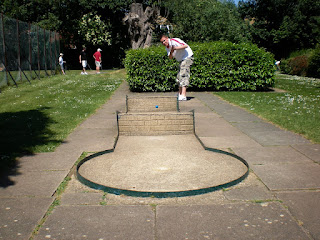 Crazy Golf course at Riverside Gardens in Maidenhead