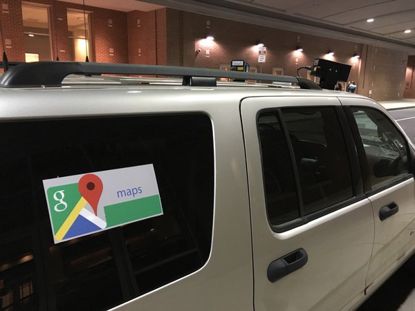 Police Won’t Say Why An Unmarked Car Had Google Maps Stickers On It