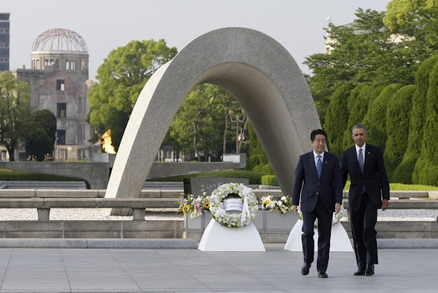 Peace Memorial Park di Hiroshima, Jepang.