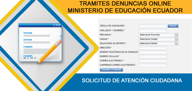 tramites denuncias ministerio educación ecuador