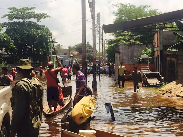 Situación de afectaciones de este miércoles 01 de julio de 2015, en Guasdualito en Alto Apure.