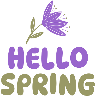Hello Spring (Sticker)