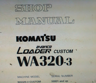 Wa 320-3 shop manual wheel loader komatsu