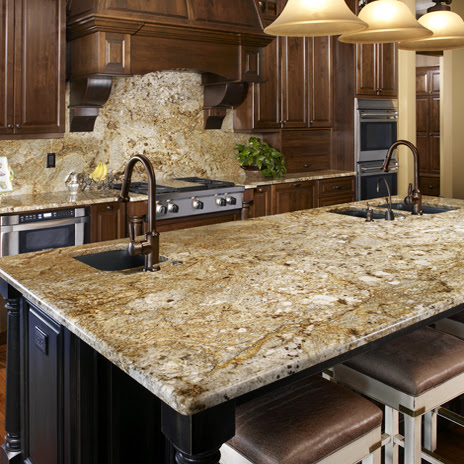 Golden Crystal Marble Slab