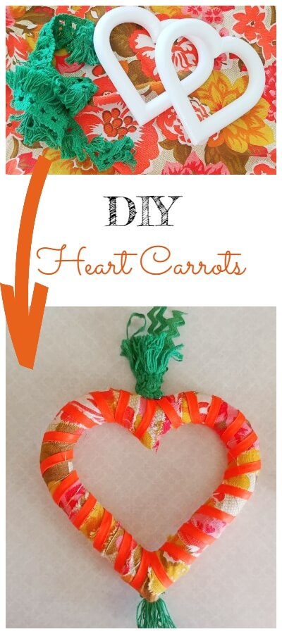 DIY Heart Carrots