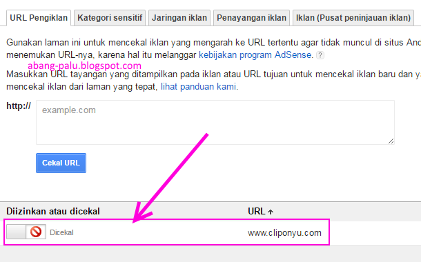 Cara Lengkap Memblokir Iklan Adsense Yang Tidak Kita Inginkan