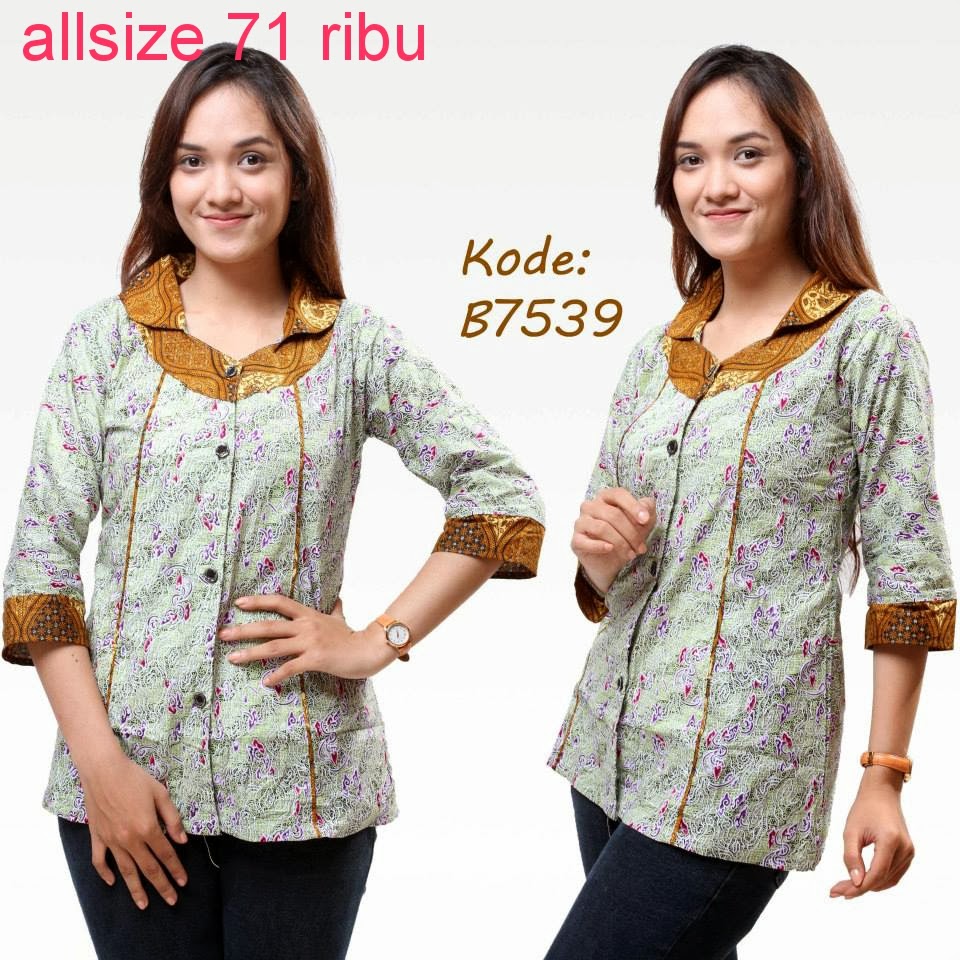  Model Baju Batik Guru Model Baju Batik