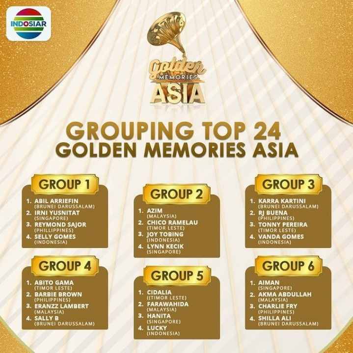 Biografi Profil Biodata Peserta Golden Memories Asia Indosiar 2019