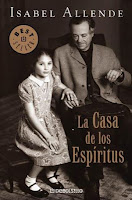 Portada del libro "La casa de los espíritus", de Isabel Allende