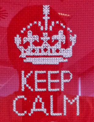 haft krzyżykowy keep calm